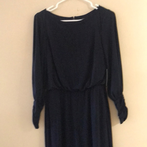 VINCE CAMUTO BLOUSON NAVY JUMPSUIT SIZE 2 - Picture 5 of 11